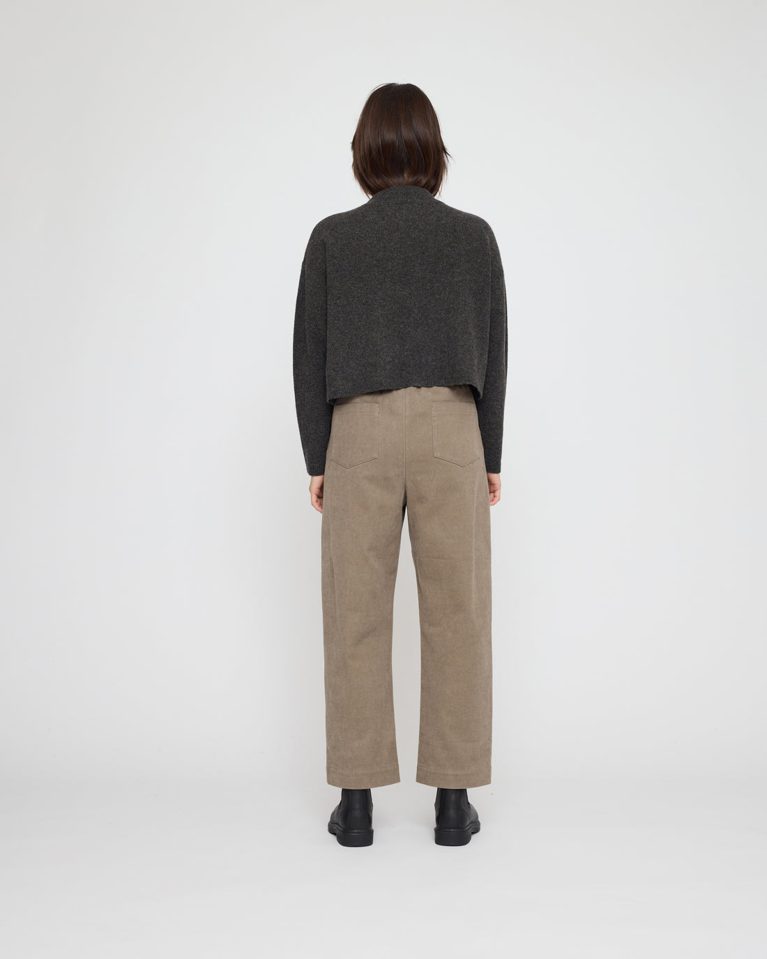 Signature Relaxed Mockneck - Yak Edition - Charcoal