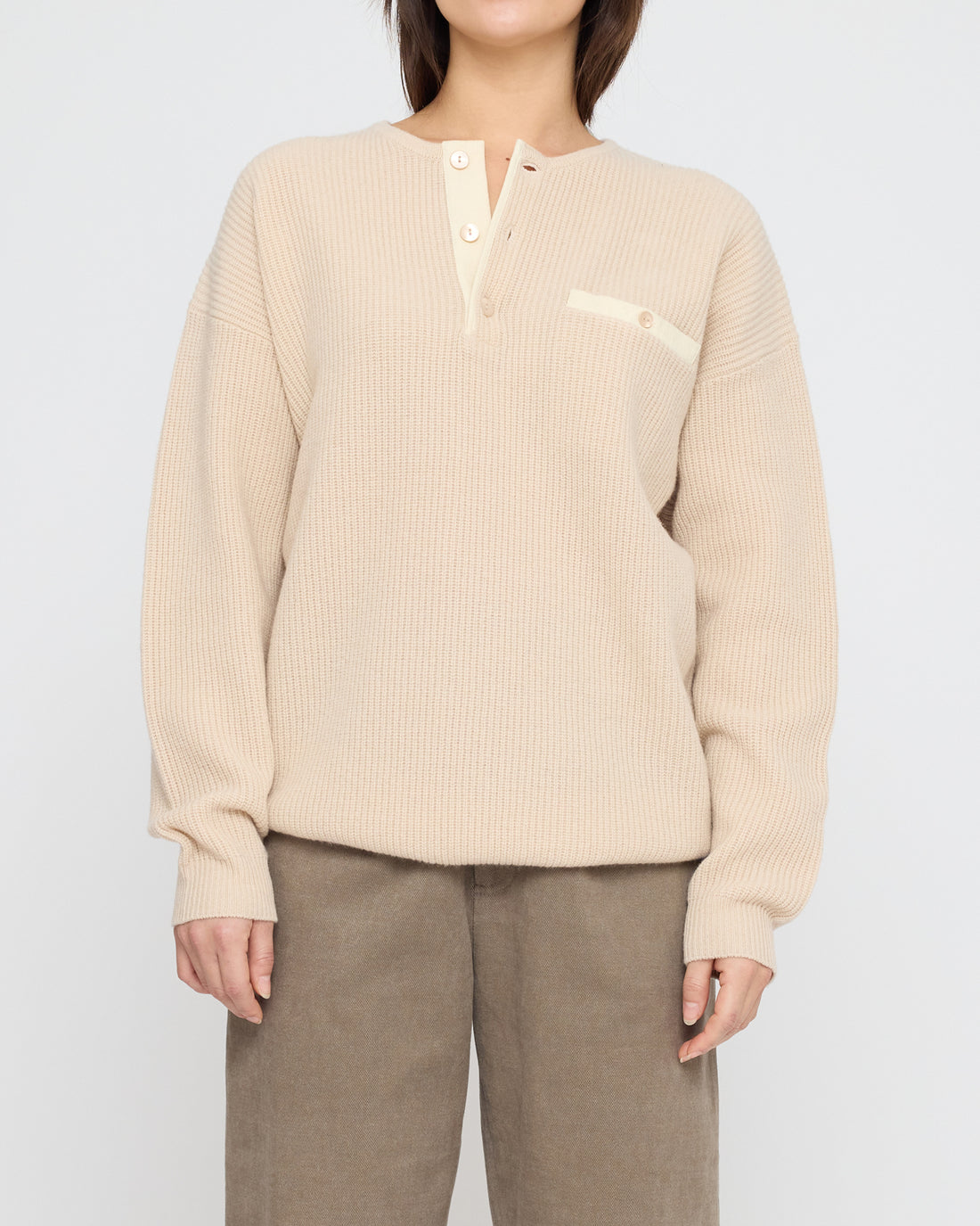 Oversized Pocket Pullover - FW26 - Off-White