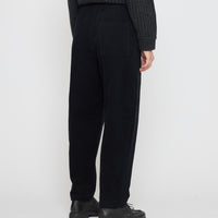 Signature Elastic Pull-Up Trouser - Brushed Twill Edition - Black