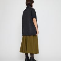 Reversible Wool Vest - FW26 - Charcoal & Gray