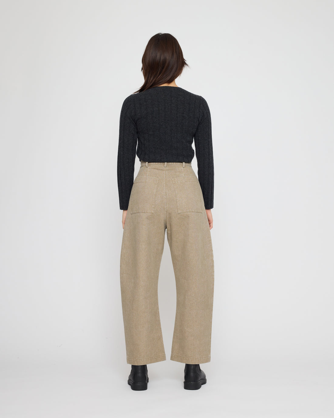 Ribbed Long Sleeves - FW26 - Charcoal