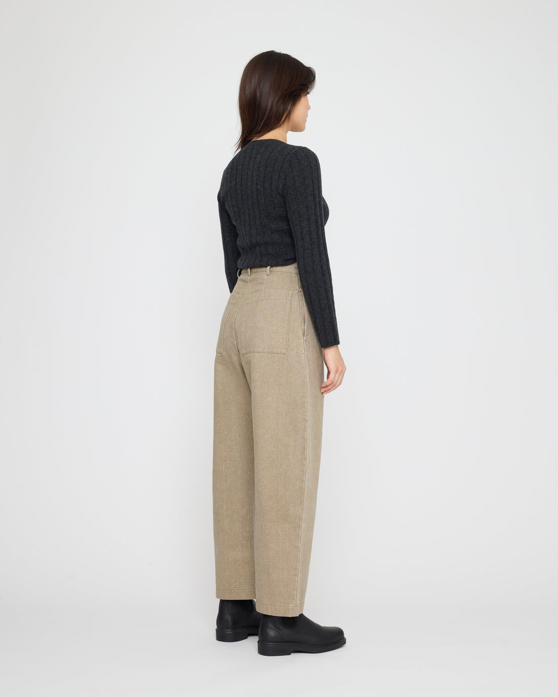 Ribbed Long Sleeves - FW26 - Charcoal