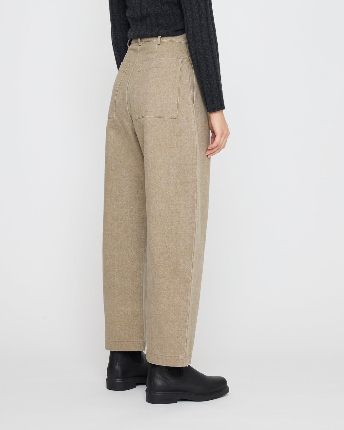 Tailored Curve Legged Trouser - FW26 - Washed Tan