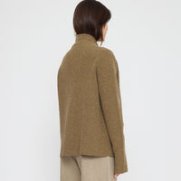 Pocket Ribbed Cardigan - FW26 - Toffee