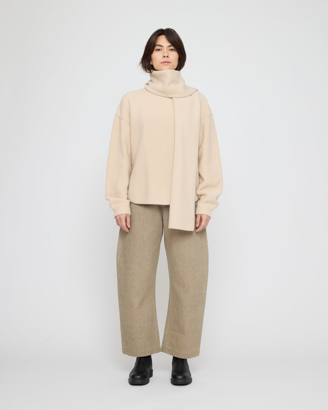 Long Wool Scarf - FW26 - Off-White