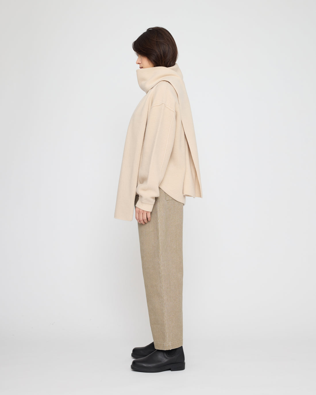 Long Wool Scarf - FW26 - Off-White