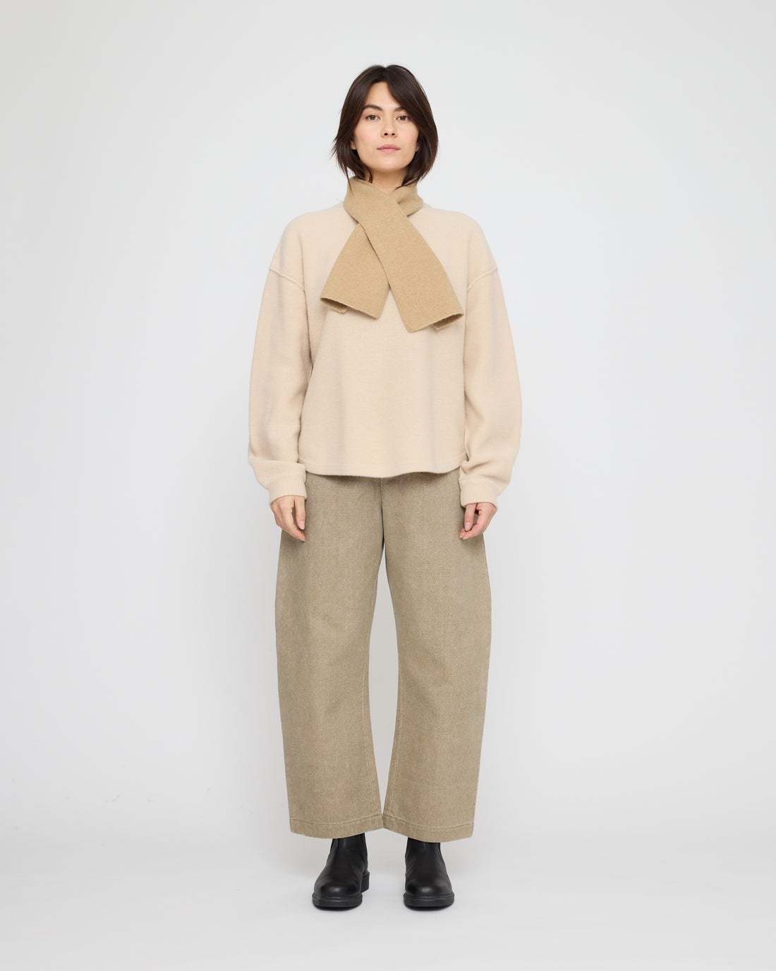 Cross Scarf - FW26 - Caramel