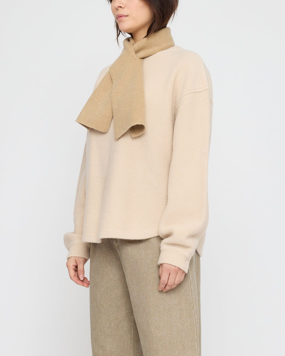 Cross Scarf - FW26 - Caramel