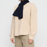 Cross Scarf - FW26 - Navy Black