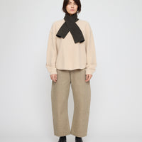 Cross Scarf - FW26 - Olive Brown