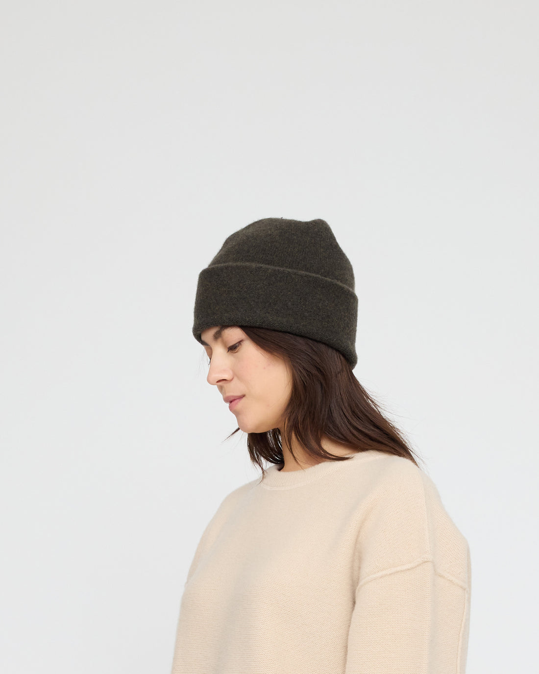 Merino Beanie - FW26 - Olive Brown