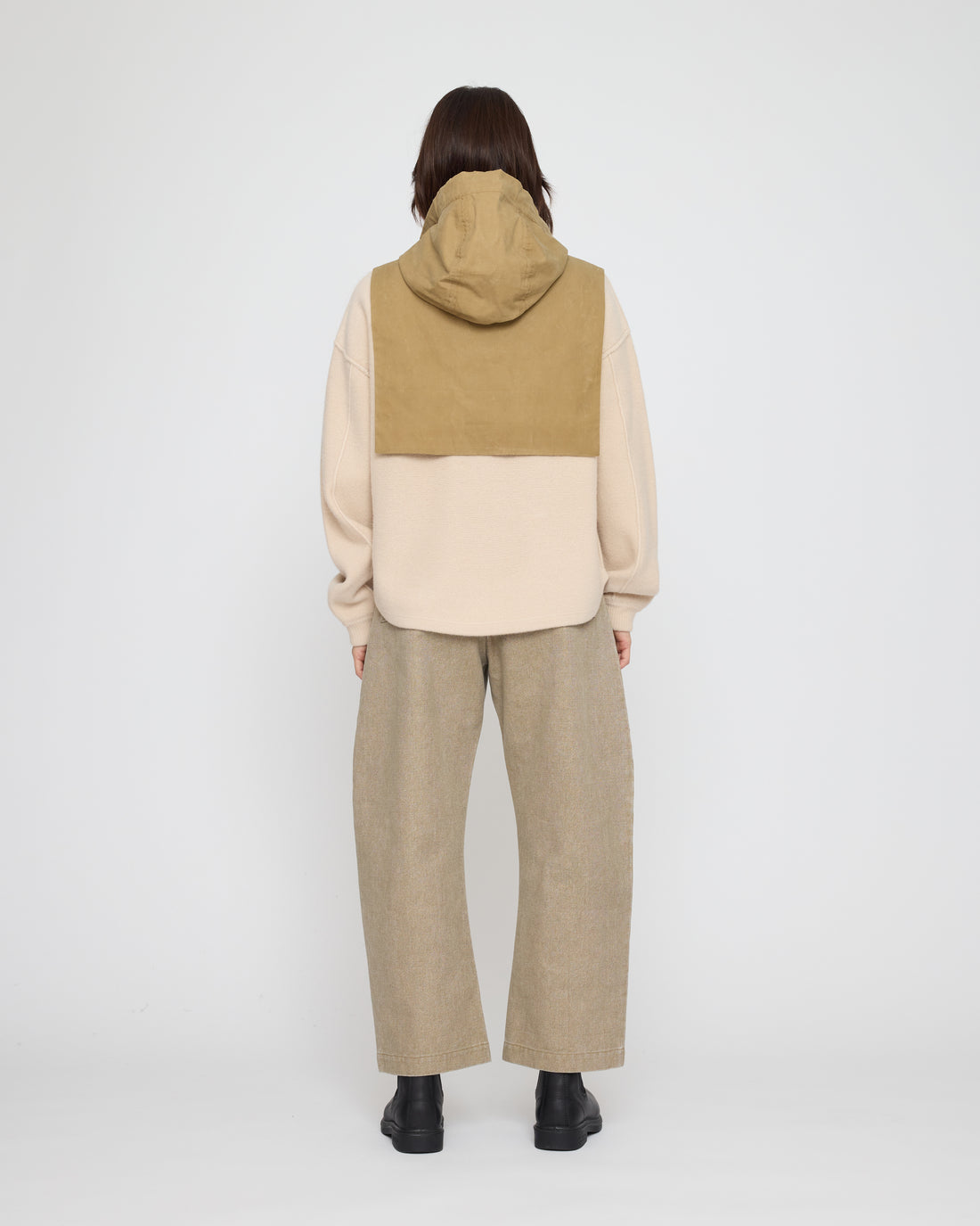 Waxed Hooded Vest - FW26 - Tan