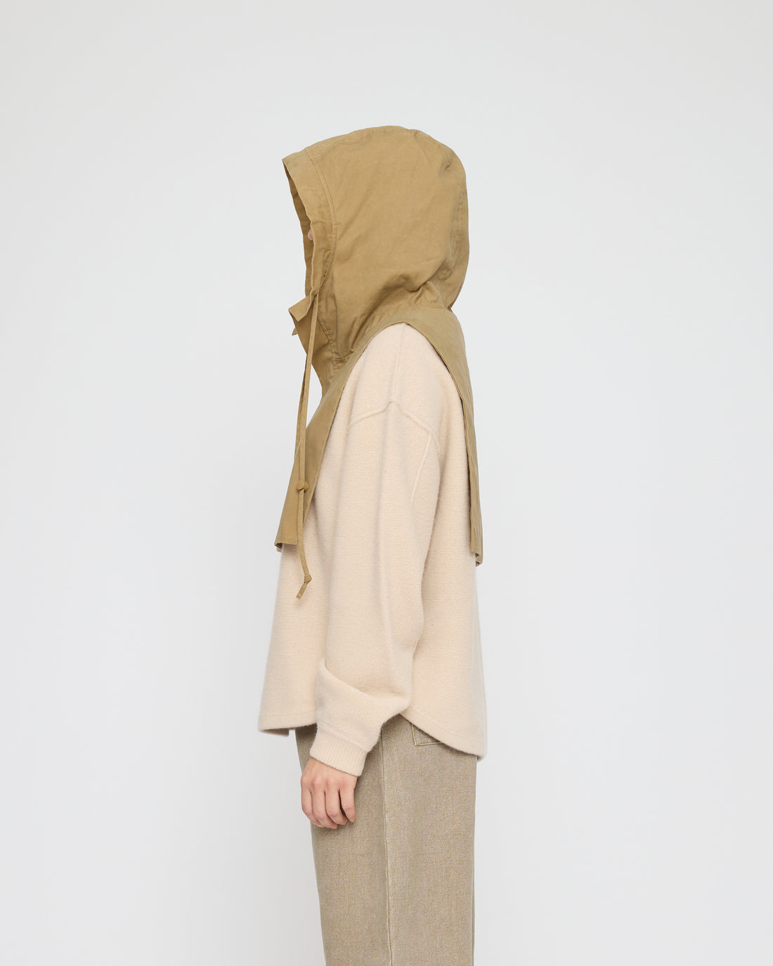 Waxed Hooded Vest - FW26 - Tan