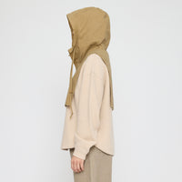 Waxed Hooded Vest - FW26 - Tan