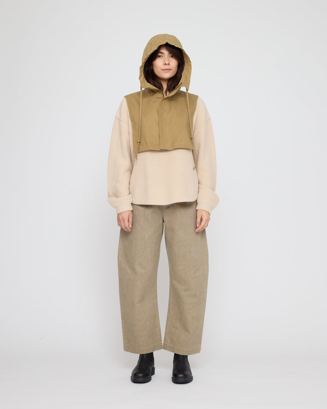 Waxed Hooded Vest - FW26 - Tan