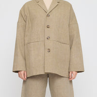 Oversized Blazer - FW26 - Washed Tan