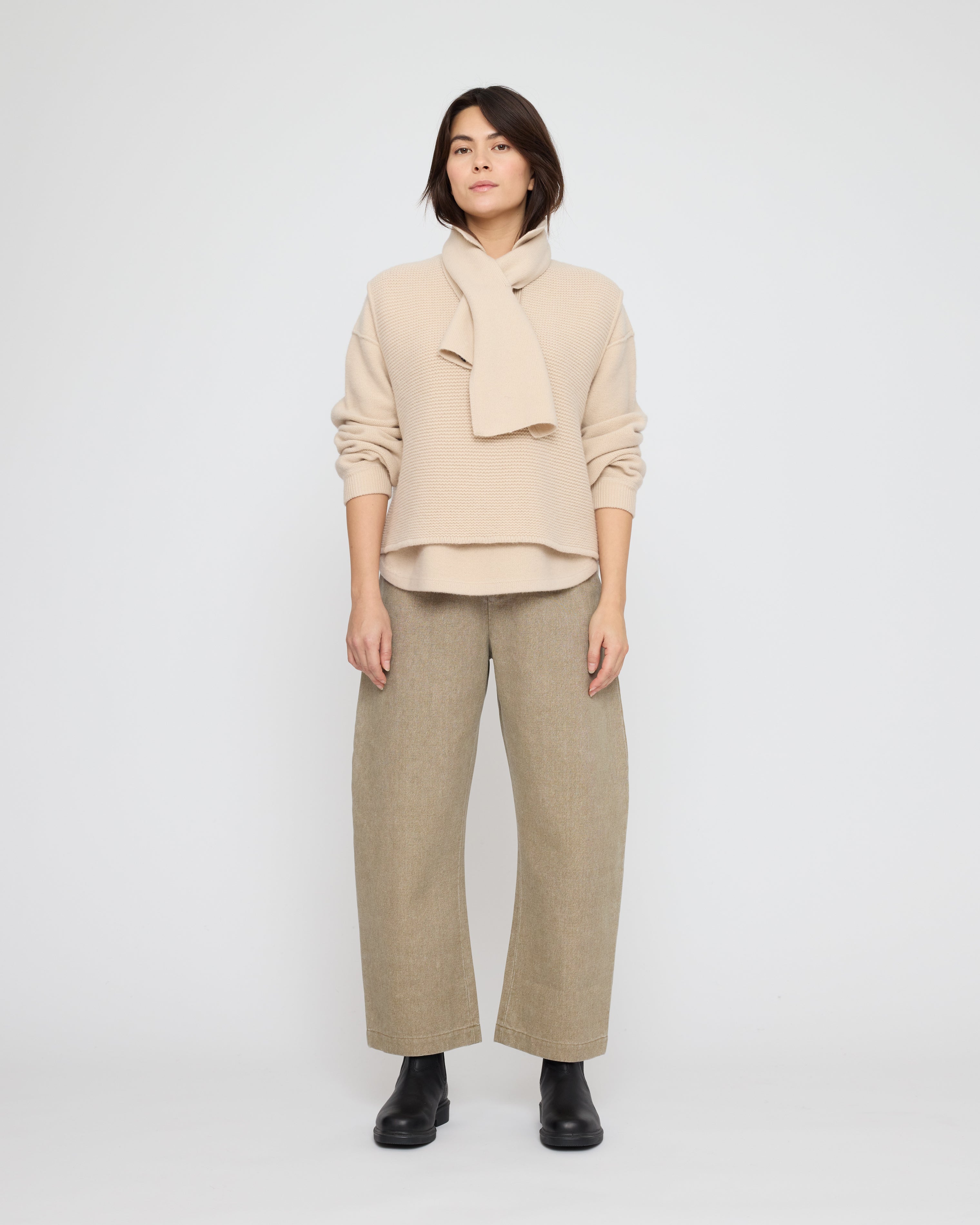 Polo Vest Pullover - FW26 - Off-White