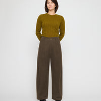 Straight Legged Trouser - FW26 - Taupe Brown