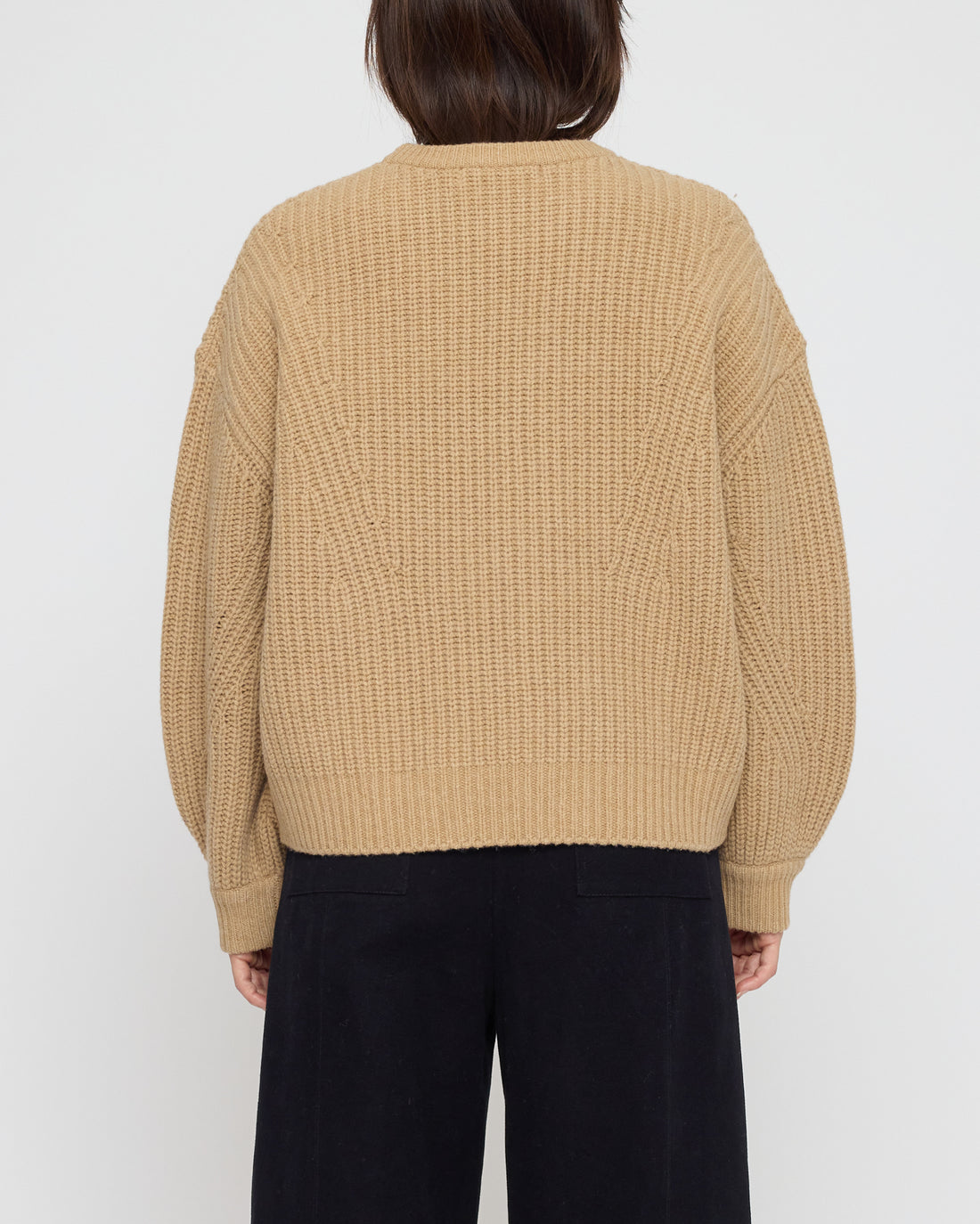Chunky Poet Sleeves Sweater - FW26 - Caramel