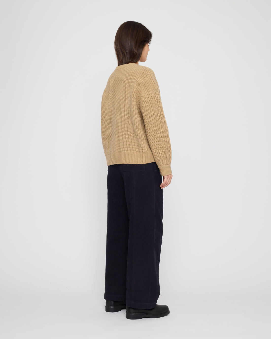 Chunky Poet Sleeves Sweater - FW26 - Caramel