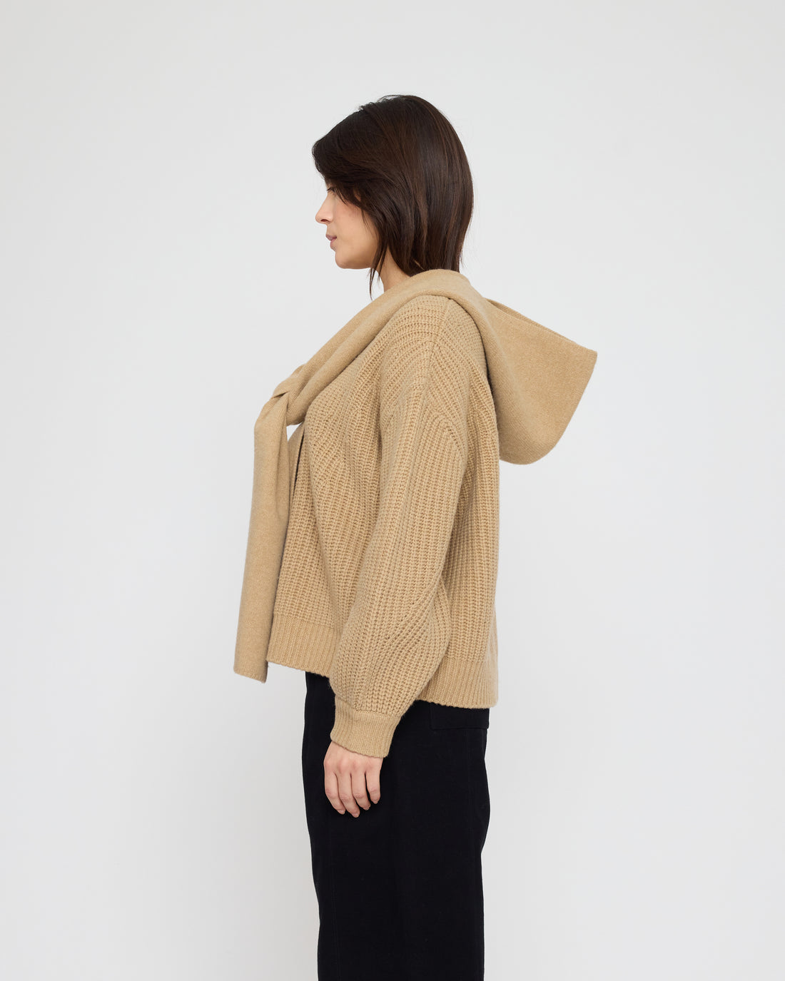 Hooded Scarf - FW26 - Caramel