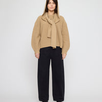 Hooded Scarf - FW26 - Caramel