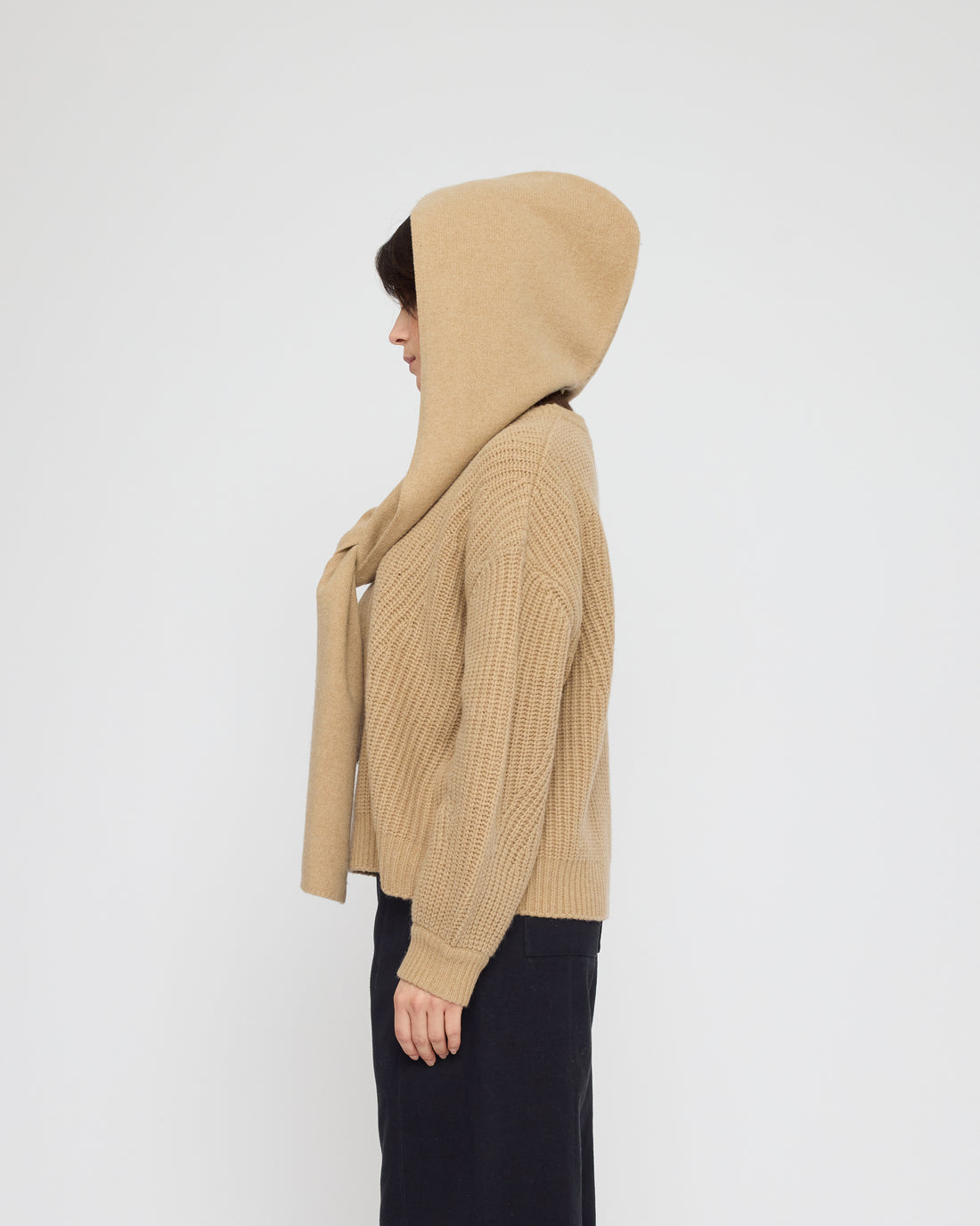 Hooded Scarf - FW26 - Caramel