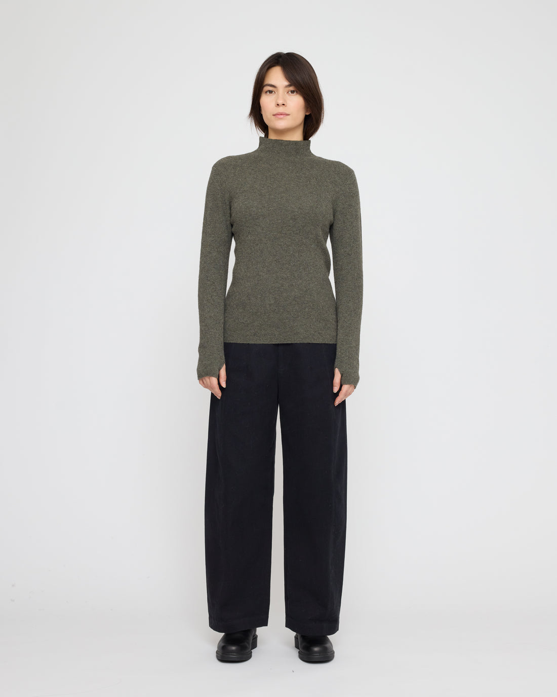 Yak Mock Neck Long Sleeves - FW26 - Sage