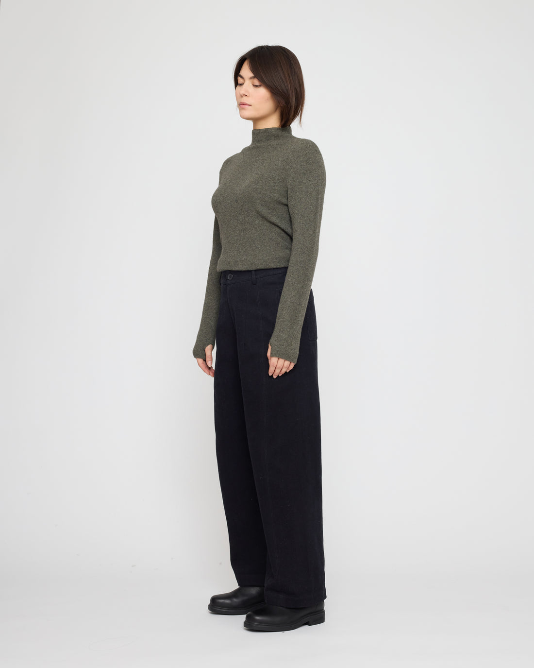 Yak Mock Neck Long Sleeves - FW26 - Sage