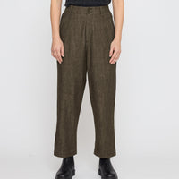 Drop-Crotch Trouser - Soft Denim Edition - FW26 - Olive