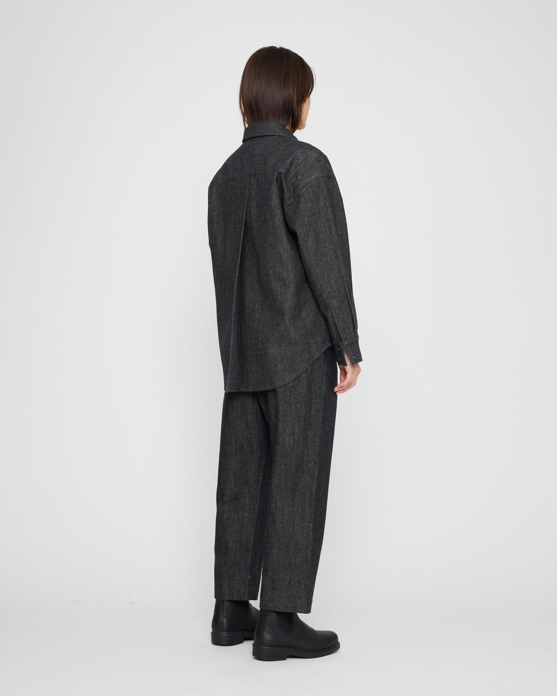 Unisex Dolman Shirt - Soft Denim Edition - FW26 - Black