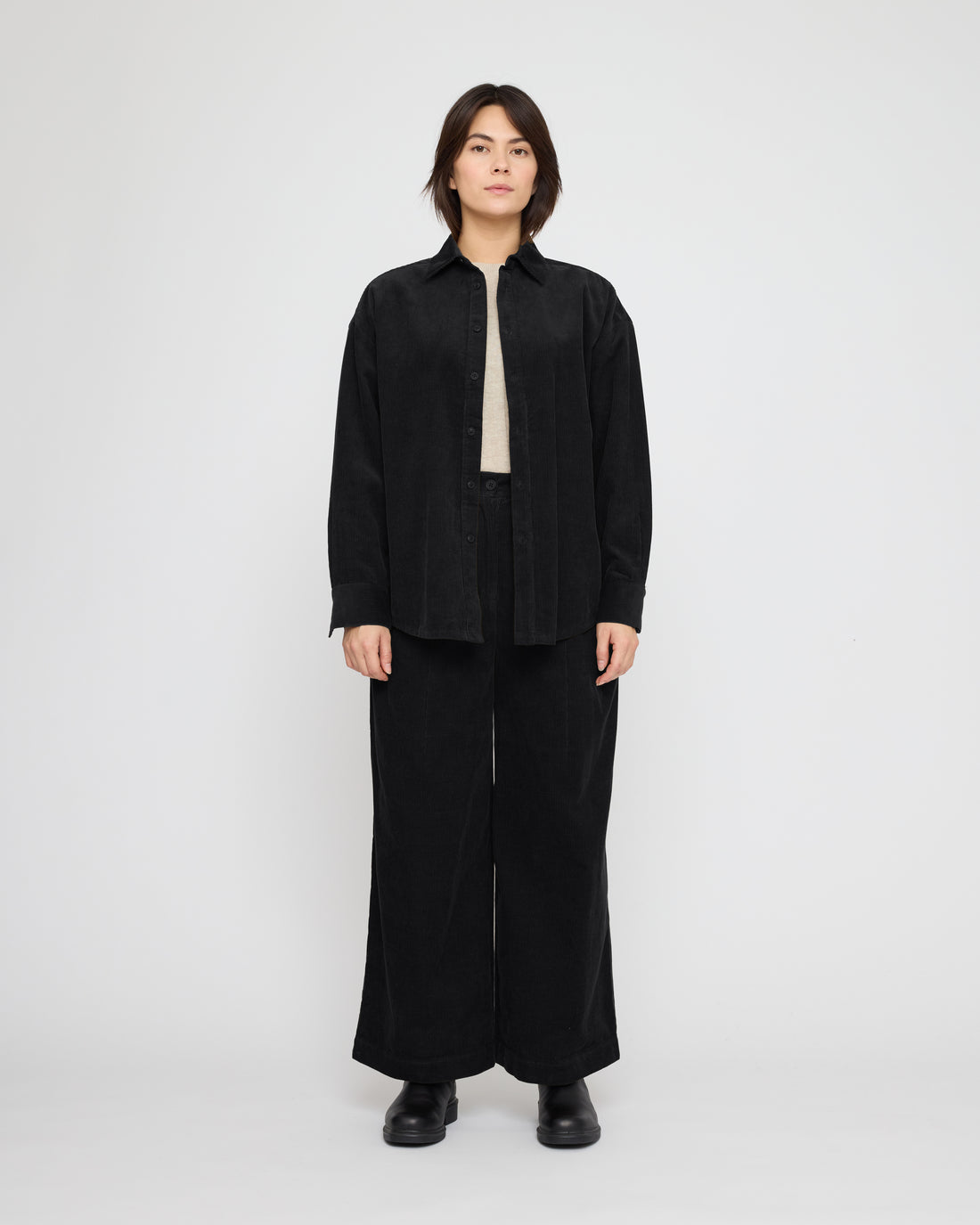 Unisex Dolman Shirt - Corduroy Edition - FW26 - Black Corduroy