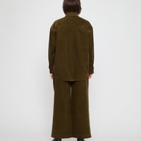 Unisex Dolman Shirt - Corduroy Edition - FW26 - Olive Corduroy