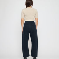 Signature Curve Legged Work Trouser - Brushed Canvas Edition - Navy
