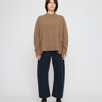 Roll Seam Sweater - FW26 - Speckle Clay