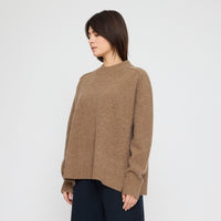 Roll Seam Sweater - FW26 - Speckle Clay