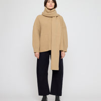 Long Wool Scarf - FW26 - Caramel