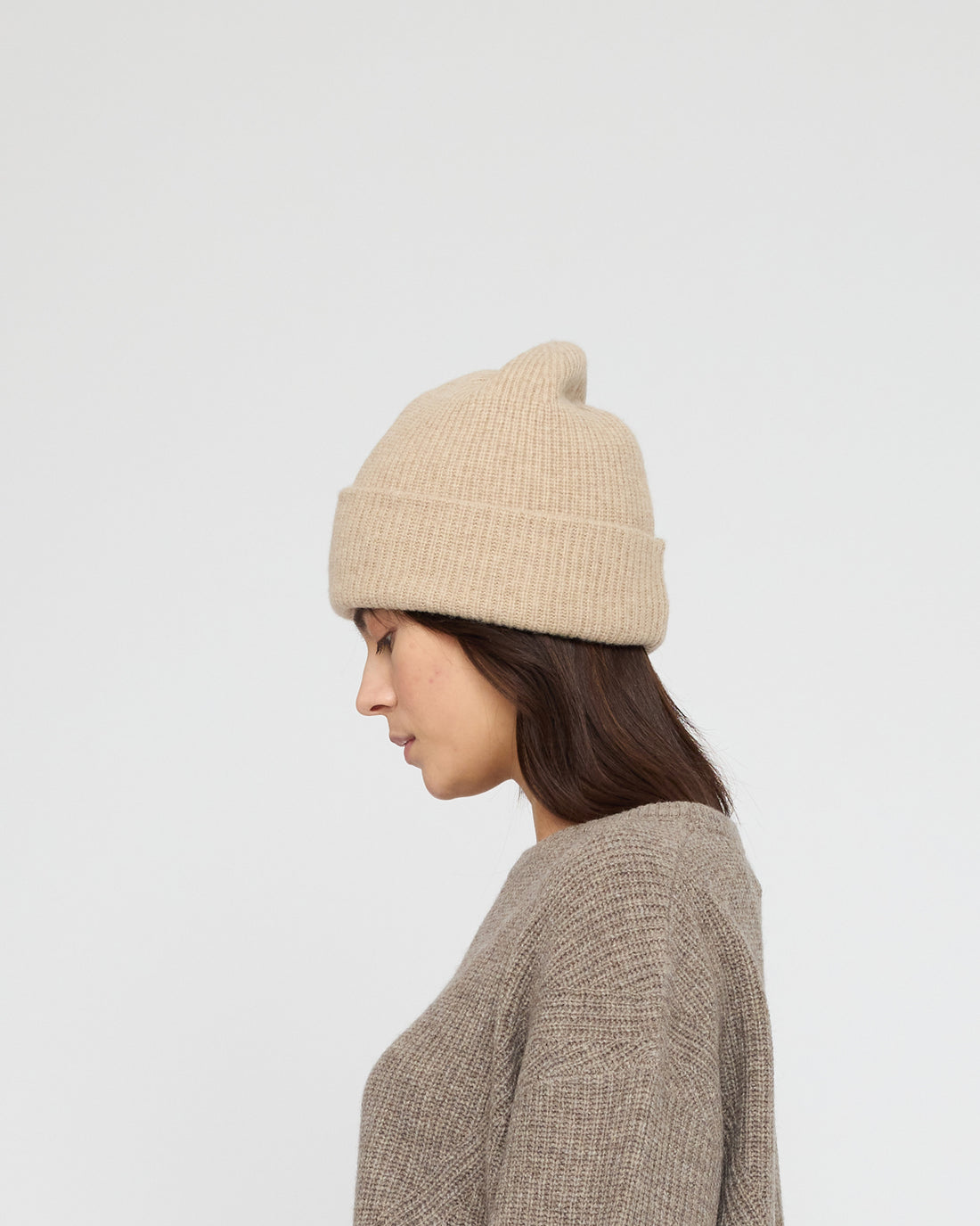 Signature Yak Beanie - Almond