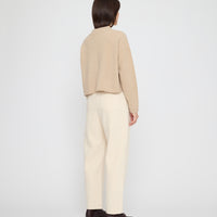 Signature Relaxed Mockneck - Yak Edition - Almond