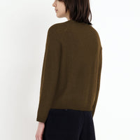 Molly Long Sleeves Cropped Sweater - FW23 - Kelp