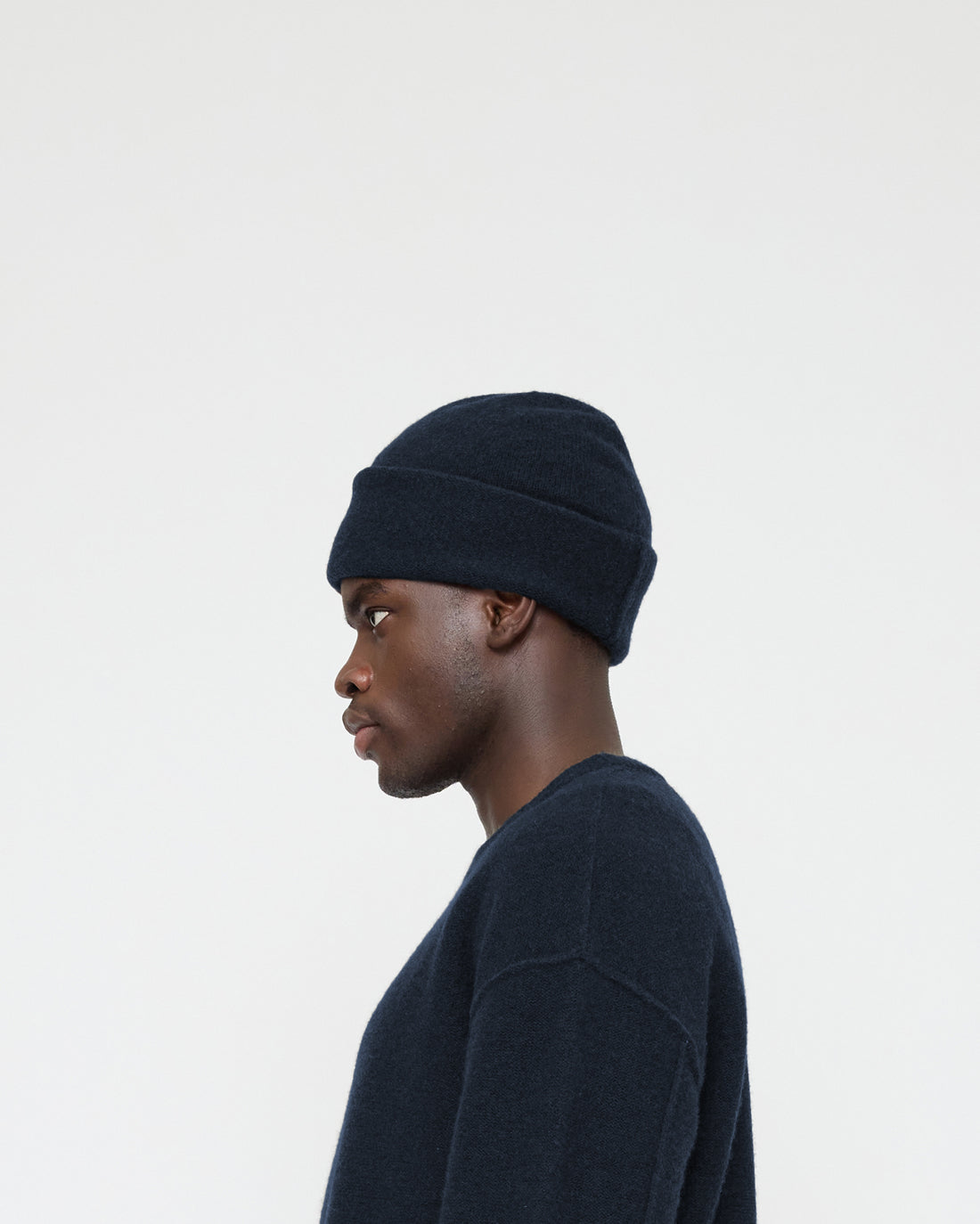Merino Beanie - FW26 - Navy Black