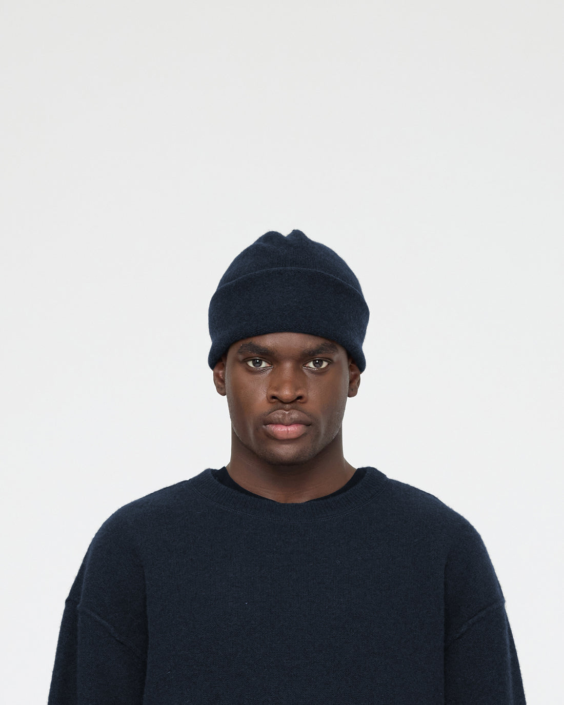 Merino Beanie - FW26 - Navy Black