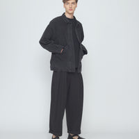 Signature Panel Pockets Shirt Jacket - Fall Edition - Washed Black