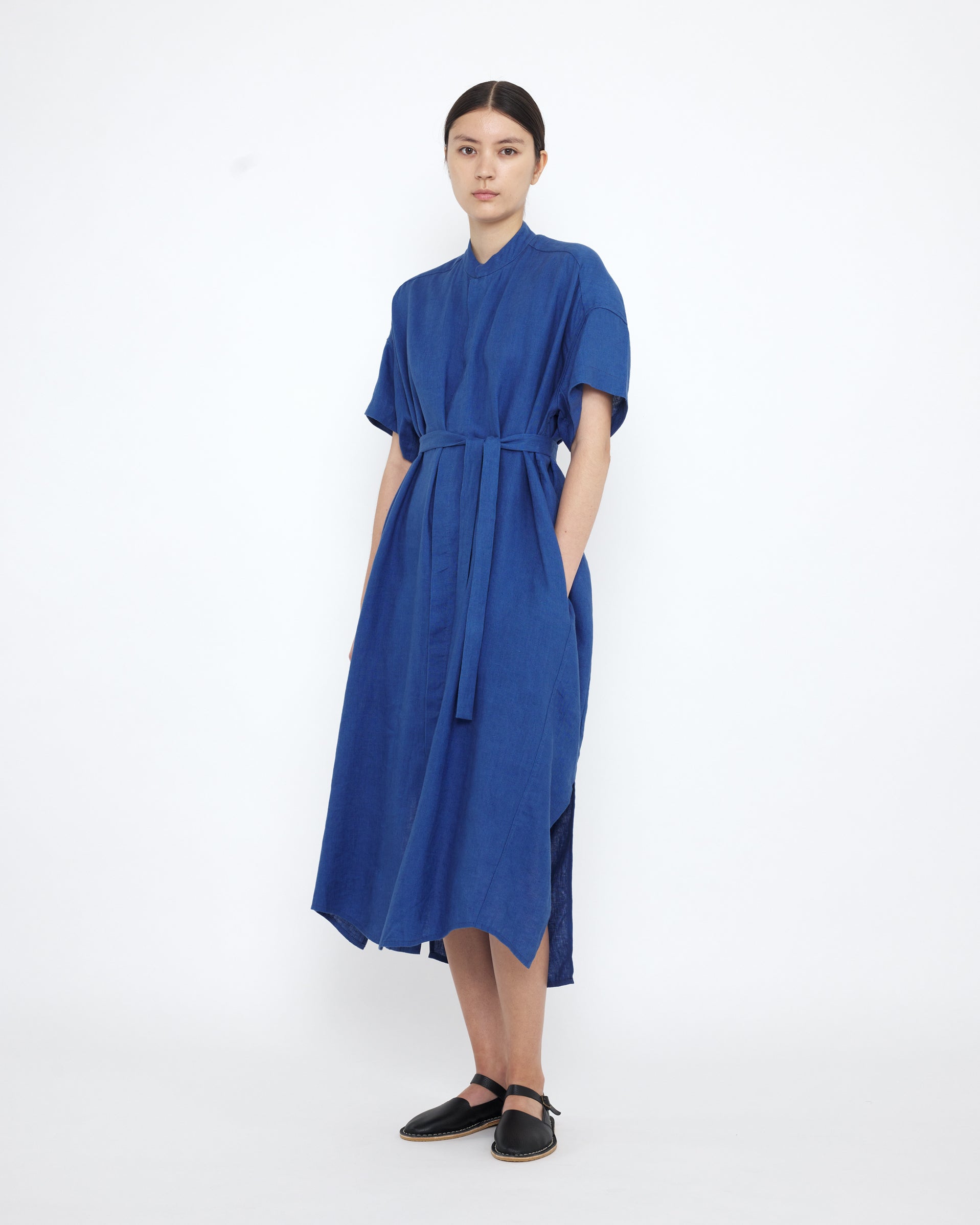 Linen Shirtdress - SS25 - Cobalt