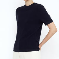 Fine Knit Crewneck - SS25 - Navy