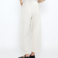 Relaxed Curve Legged Trouser - SS25 - Off-White