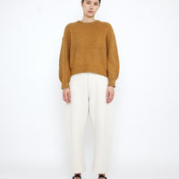 Signature Poet Sleeves Sweater - Caramel