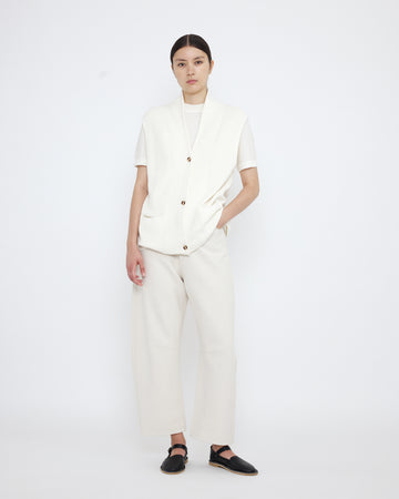 Vest Cardigan - SS25 - White