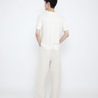 Relaxed Curve Legged Trouser - SS25 - Off-White