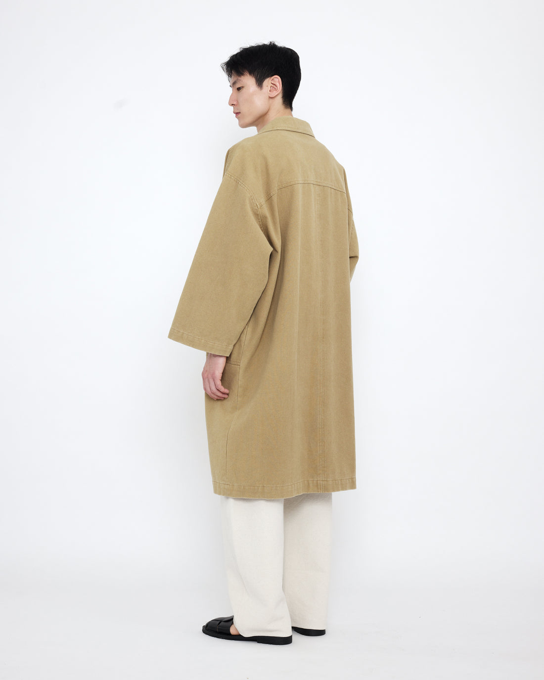 Spring Lapel Coat - SS25 - Washed Kelp